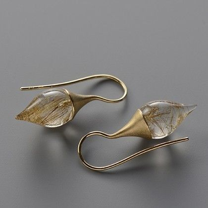 Vintage Nature Glass Earrings