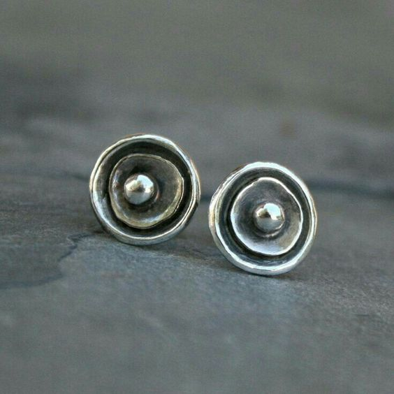 Vintage Stud Maze Earrings