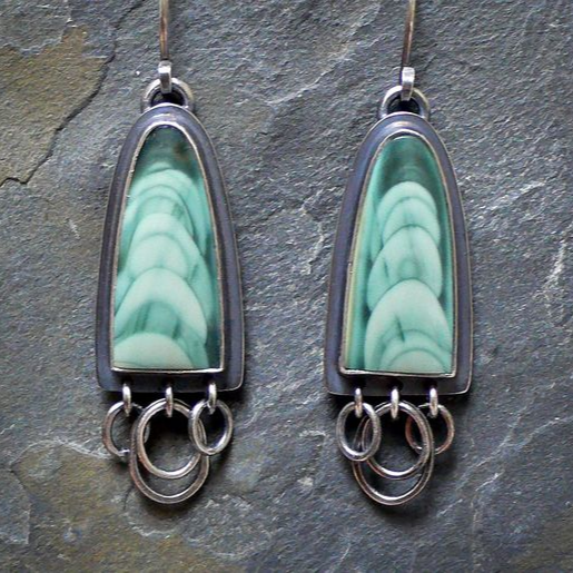 Vintage Turquoise Dangling Earrings