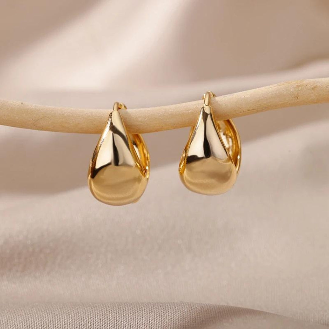 Golden Drop Earrings