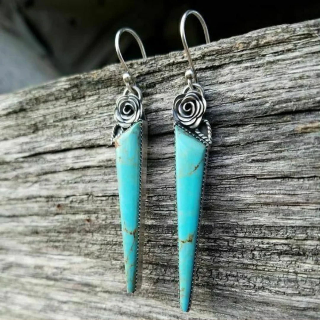 Vintage Turquoise Dangling Earrings