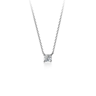 925 sterling silver necklace with zircons