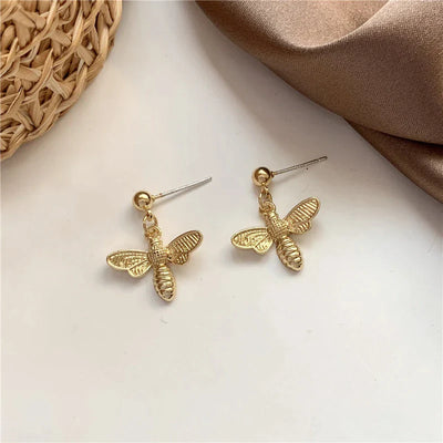 Golden Bees Earrings