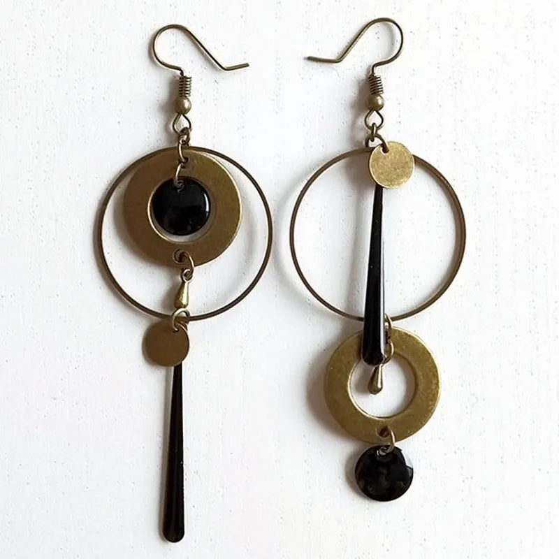 Vintage Golden Dangling Earrings