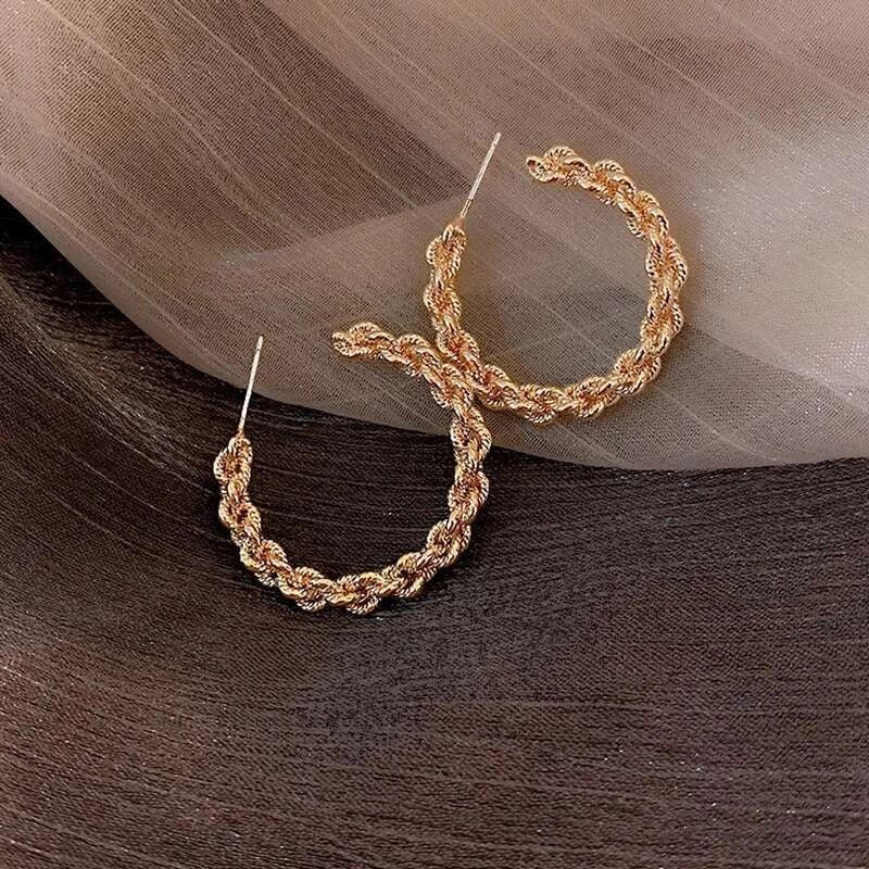 Luxury Gold Hoop Earrings
