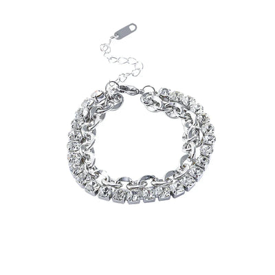 Shiny Silver Plated Bracelet