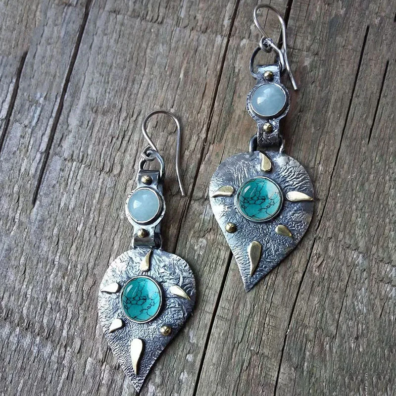 Vinage Blue Oceanic Earrings