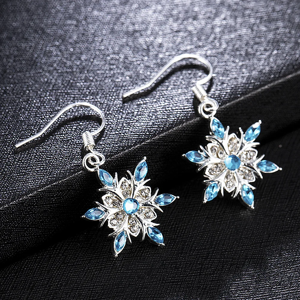 Vintage Blue Starlight Earrings