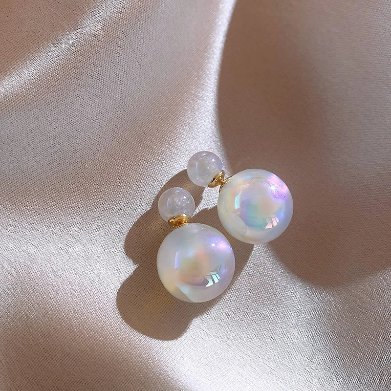 Elegant Snow Pearl Earrings