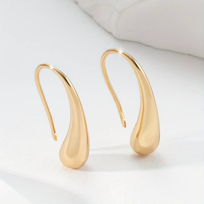 Vintage Golden Drop Earrings